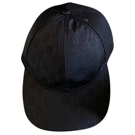 gucci casquette noir|casquette Gucci homme luxe.